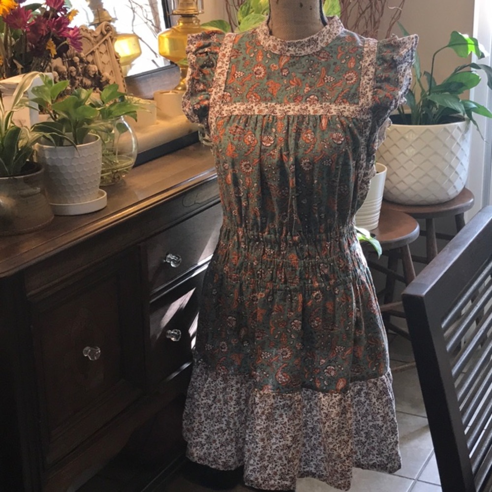 NWOT Universal Thread Sleeve Ruffle Dress - Picture 4 of 8